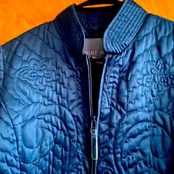 Nine West quilted pattern spring jacket - Picture 8 of 8